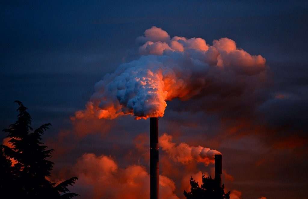 usine à gaz fumée