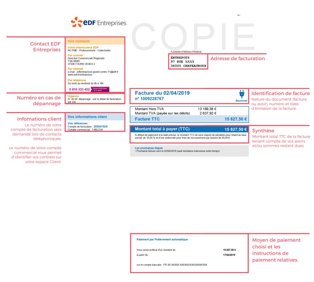 Comment Lire Sa Facture D Lectricit Enoptea