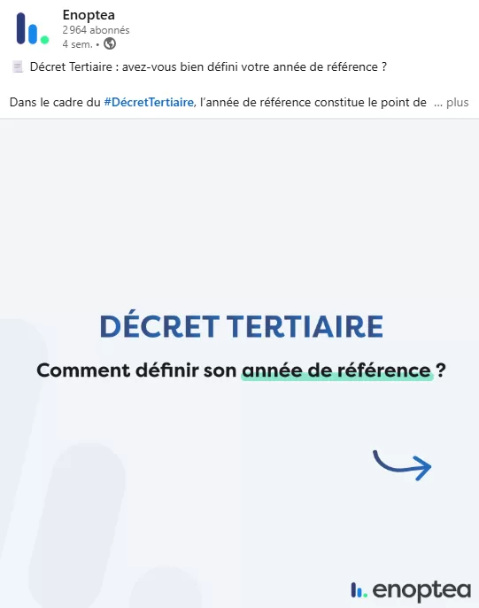 Post LinkedIn - Enoptea - Juin 2025